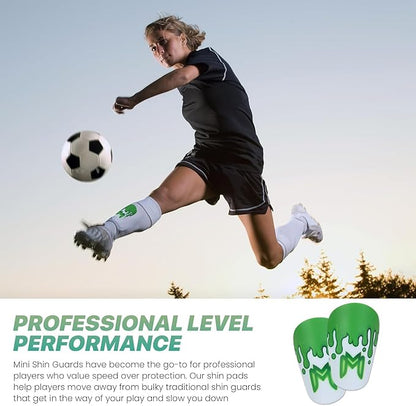 MiniGuards - Mini Shin Guards for Soccer Players - Tiny Shin Pads for Men, Women, Teens - Miniature