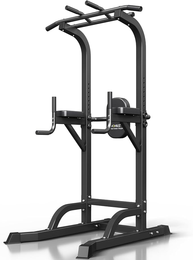 Power Tower Pull Up Bar and Dip Station, Multi-Function Home Gym, Strength Training Fitness