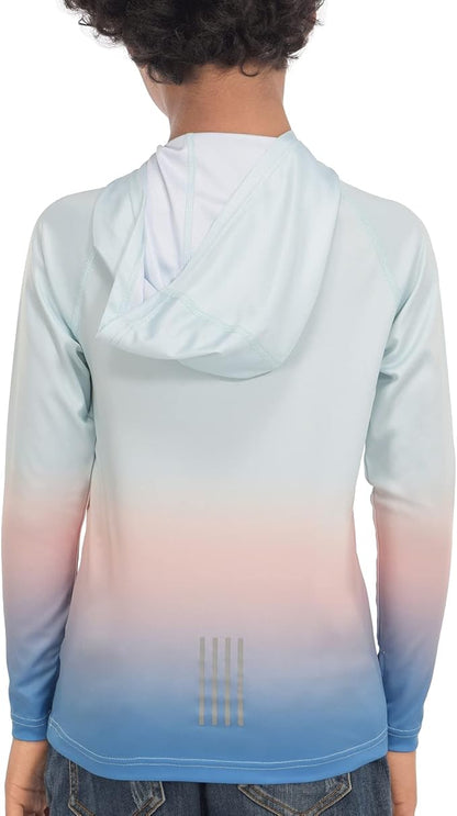 Hoodies for Boys Outdoor Recreation Shirts - Youth Athletic Tops Sun Protection UPF 50+