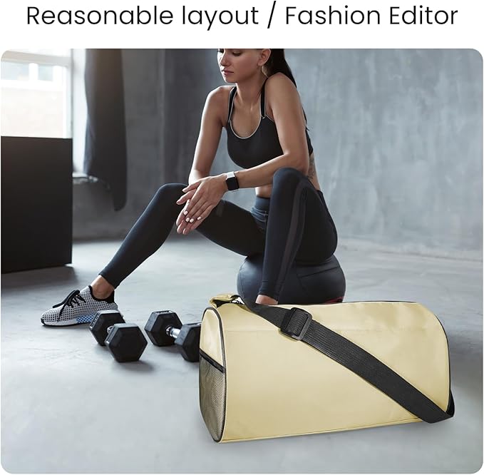 C&F BOGMOST Small Gym Bag for Women & Men,Small Lightweight Duffel Bag Carry On Bags Mini Duffel
