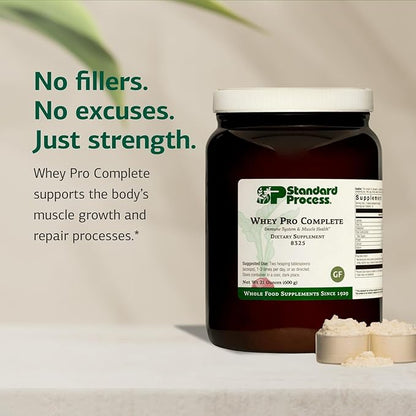 Standard Process Inc. Whey Pro Complete - Whole Food Immune Support with Colostrum, Chicory Root