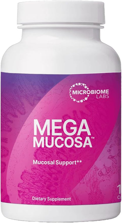 Microbiome Labs MegaMucosa - Amino Acids Supplement with Dairy-Free Immunoglobulins - Gut Health +