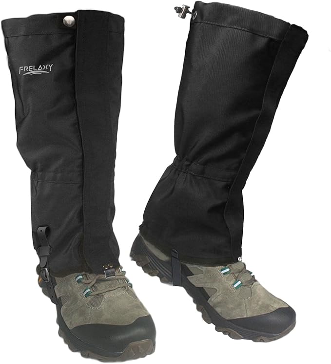 Frelaxy Leg Gaiters Ultra HIGH-Performance Hunting Gaiters, 100% Waterproof Hiking Gaiters with