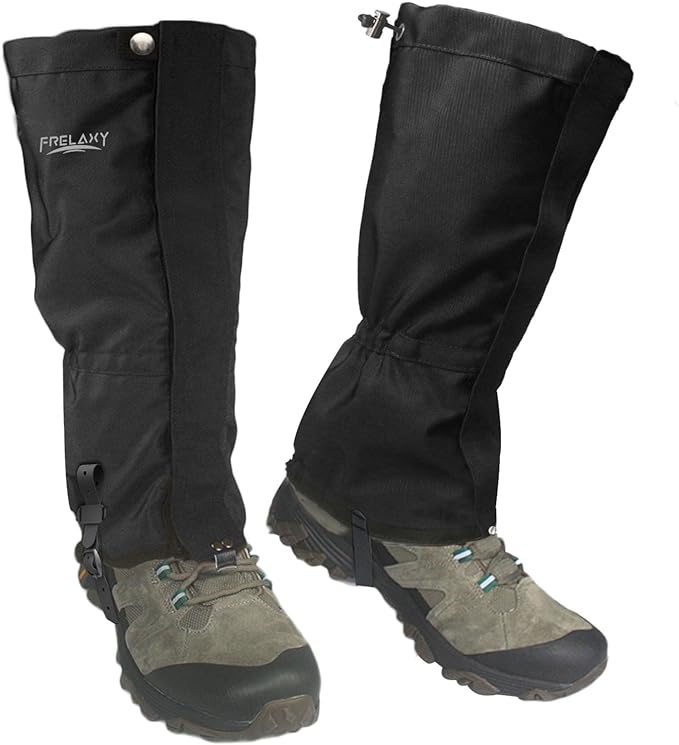 Frelaxy Leg Gaiters Ultra HIGH-Performance Hunting Gaiters, 100% Waterproof Hiking Gaiters with