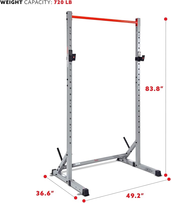 Sunny Health & Fitness Multifunctional Strength Training Home Gym ??Complete Workout Equipment with