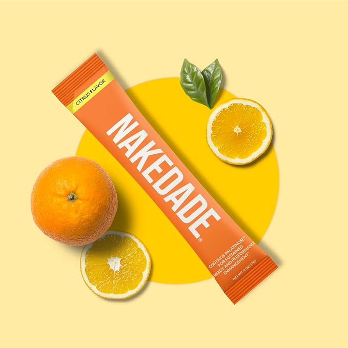 Nakedade Citrus – Performance Enhancing Sports Drink Powder - Electrolyte Powder – No GMOs or
