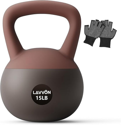 Soft Kettlebell - Cushioned Impact-Resistant Base and Anti-Slip, Kettle bell Anti-Slip Grip Weight