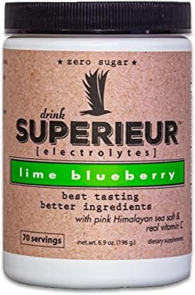 Superieur Electrolytes?“Plant Based Electrolyte Supplement w/Sea Minerals for Hydration &