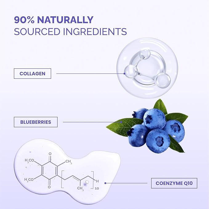 PLANTIFIQUE Facial Sheet Mask Collagen Boost 5 Pack ??Anti-Aging & Firming Face Mask Sheets with