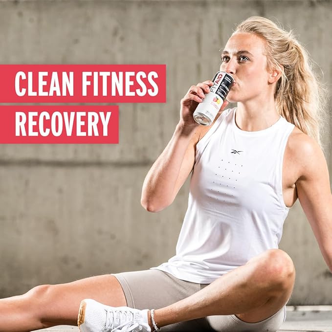 FITAID Post Workout Recovery Drink, Strawberry Lemonade, BCAAs, Glucosamine, Electrolytes, All In