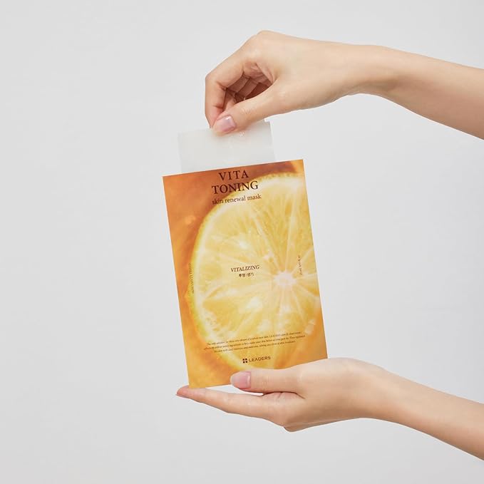 LEADERS Vita Toning Skin Renewal Mask ??Nourishing & Revitalizing Sheet Mask for Healthy Skin |
