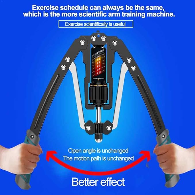 EAST MOUNT Twister Arm Exerciser - Adjustable 22-440lbs Hydraulic Power, Home Chest Expander