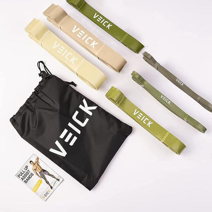 VEICK Resistance Bands for Working Out, Exercise Bands, Workout Bands, Pull Up Assistance Bands