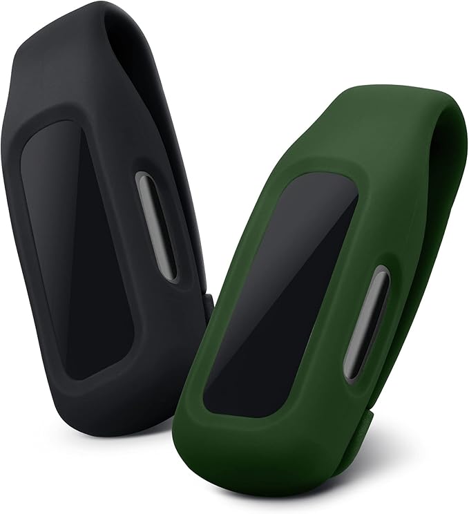 kwmobile 2X Clip Holders Compatible with Fitbit Inspire 3 / Inspire 2 / Ace 3 - Clip-On Holder