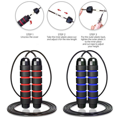 Redify Adjustable Jump Rope,Jump Ropes for Fitness for Men Women