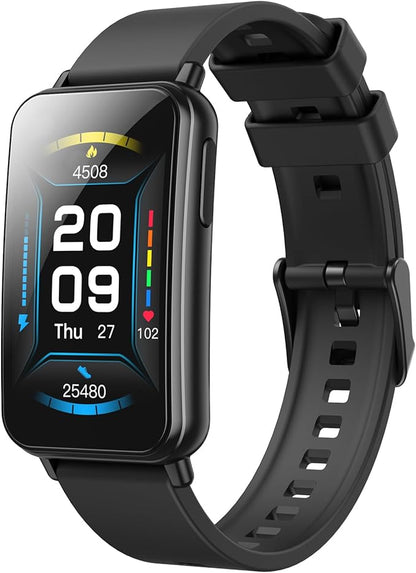 Parsonver 5ATM Waterproof Fitness Tracker, Swimming Smart Watch with Step Counter, Stopwatch