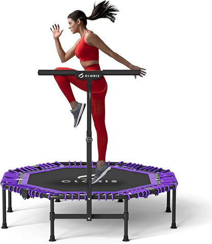 CLORIS 38in/48in Folding Trampoline - Max Load 220lbs / 450lbs Trampoline Rebounder Trampoline for