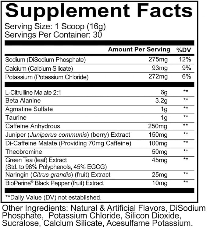 REDCON1 Total War Pre Workout, Sour Gummy Bear - Contains 320mg of Caffeine from Green Tea, Juniper