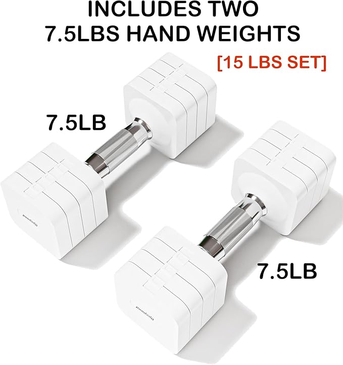 15LB 20LB 40LB 50LB Adjustable Dumbbell Set Free Weights Dumbbells Set for Women Men Hand Weights