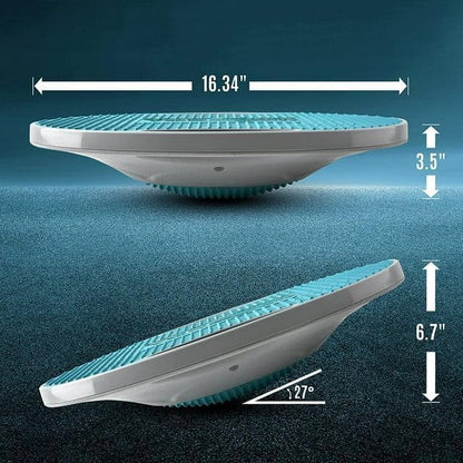 Yes4All Upgraded Wobble Balance Board, 16.34" TPE Non-slip, Stability Board for Home Gym, Standing