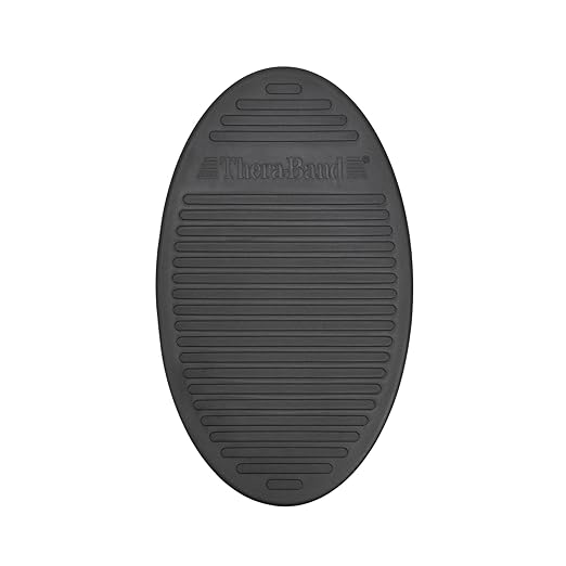 THERABAND Stability Trainer Pad, Advanced Level, Extra Soft, Black Foam Balance Pad for Physical