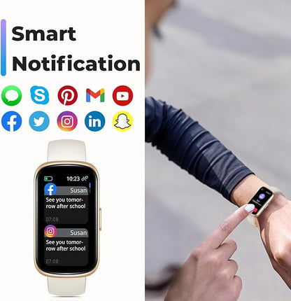 Fitness Tracker Smart Watch, 1.47" Full Touch Health Tracker with 24/7 Heart Rate & Blood Oxygen