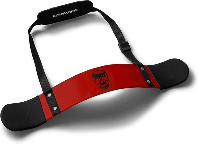 Gymreapers Bicep Arm Blaster - Bicep Curl Isolator w/Contoured, Padded Edges - Adjustable Bicep