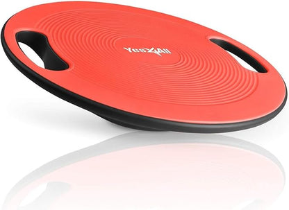 Yes4All Upgraded Wobble Balance Board, 16.34" TPE Non-slip, Stability Board for Home Gym, Standing