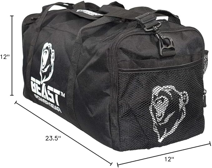 Duffle Gym Bag for Men & Women – Large Duffel Athletic Gym Boxing Bag with Shoes Compartment, Wet