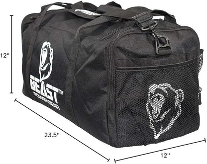 Duffle Gym Bag for Men & Women – Large Duffel Athletic Gym Boxing Bag with Shoes Compartment, Wet