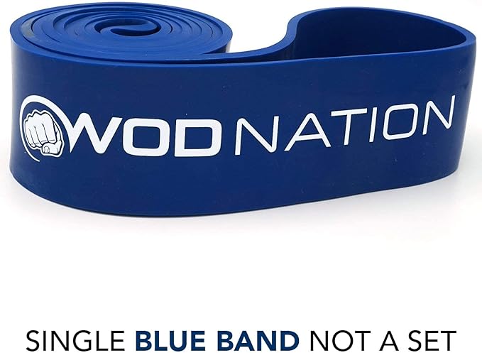WOD Nation Pull Up Assistance Bands (10-175lbs Band) - Best for Pullup Assist, Chin Ups, Resistance