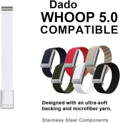 Ultra-soft Nylon Sport Band Compatible with WHOOP 5.0, One, Peak, and Life | Breathable, Durable &