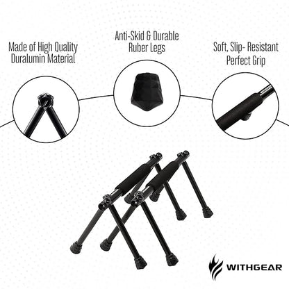 Push Up Bar ??Folding Dip Bar for Home Workout, Lightweight & Portable Strength Training Equipment