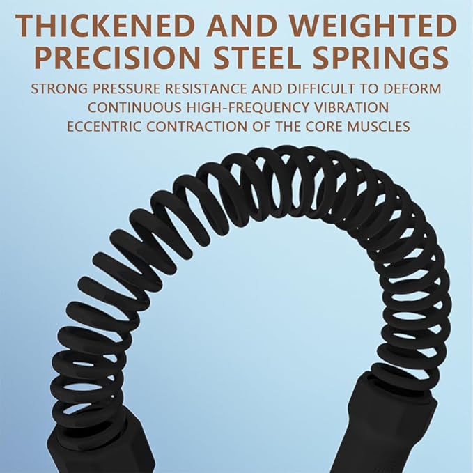 Ocdin Portable Ropeless Battle Ropes for Home Gym, 2 Sticks Cordless Training Rope for Low-Impact