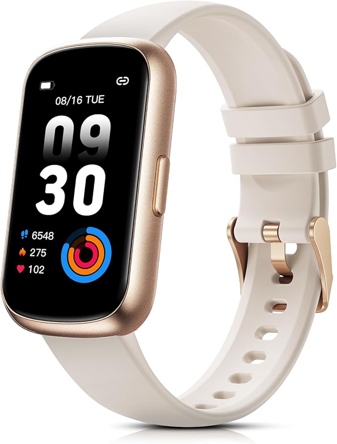 Fitness Tracker for Women Men, Smart Watch Band with 24/7 Heart Rate Blood Oxygen Sleep Monitor