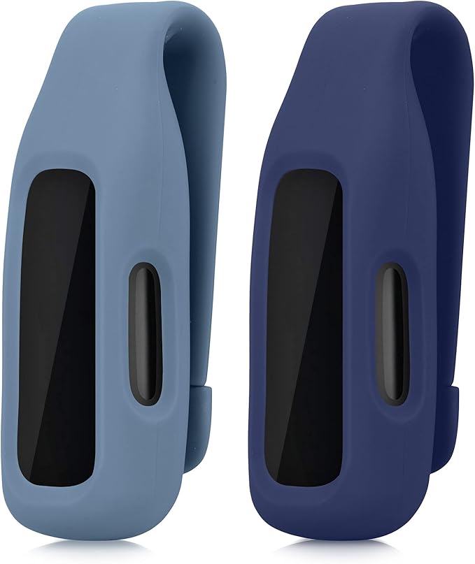 kwmobile 2X Clip Holders Compatible with Fitbit Inspire 3 / Inspire 2 / Ace 3 - Clip-On Holder