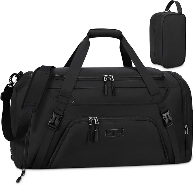 Gym Duffle Bag for Women Men 55L Waterproof Sports Bags Travel Duffel Bags with Shoe
