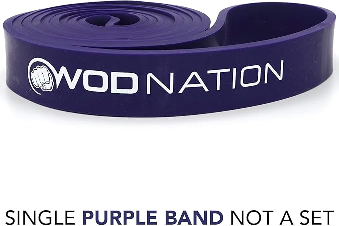 WOD Nation Pull Up Assistance Bands (10-175lbs Band) - Best for Pullup Assist, Chin Ups, Resistance
