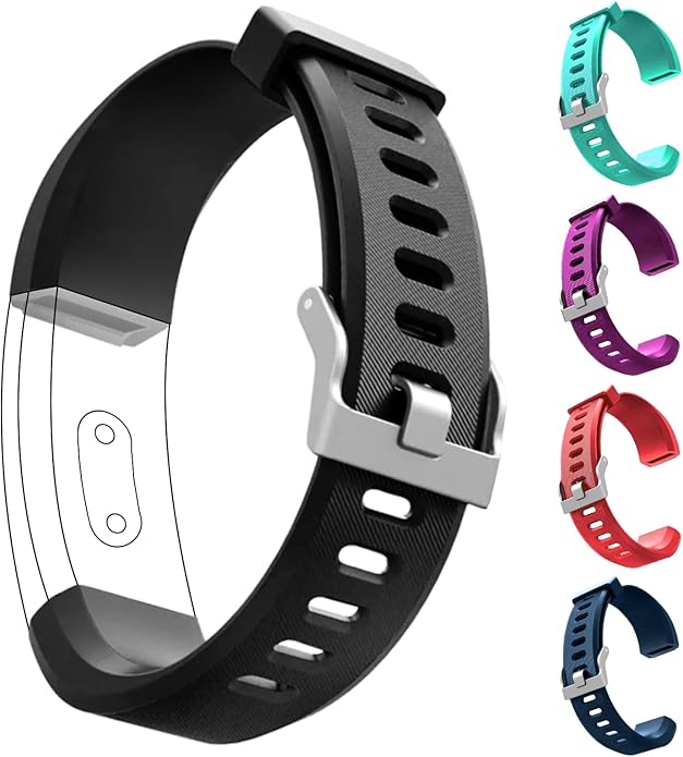 Watch Bands Replacement for ID115plus HR, Very Fit Pro Activity Fitness Tracker Wrist Bands Set