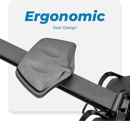 Echelon Row Series ??Foldable Rowing Machine for Full-Body, Low-Impact Workouts with 22??Rotating