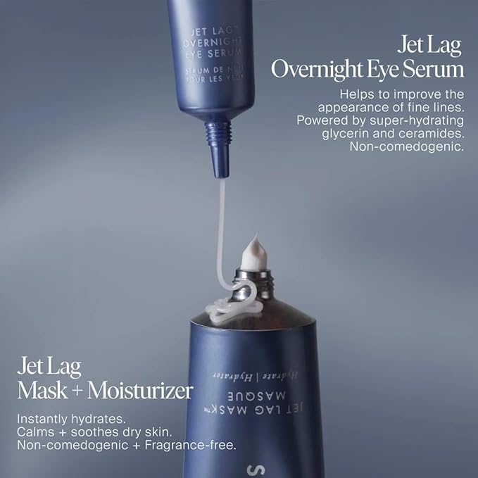 Summer Fridays Jet Lag Mask Mini - Hydrating Face Moisturizer + Mask - Enriched with Hyaluronic
