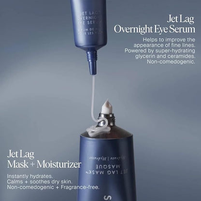 Summer Fridays Jet Lag Mask Mini - Hydrating Face Moisturizer + Mask - Enriched with Hyaluronic