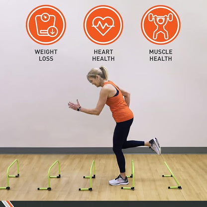 Body Sport Adjustable Athletic Speed Training Hurdles, Jumping & Speed Training Fitness Equipment