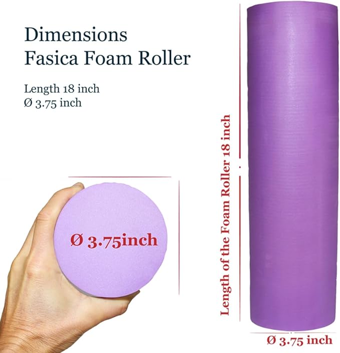 Small Size Medium Density EVA 4 Inch Foam Roller for Back &Leg Pain; Sore Muscle Recovery; Trigger