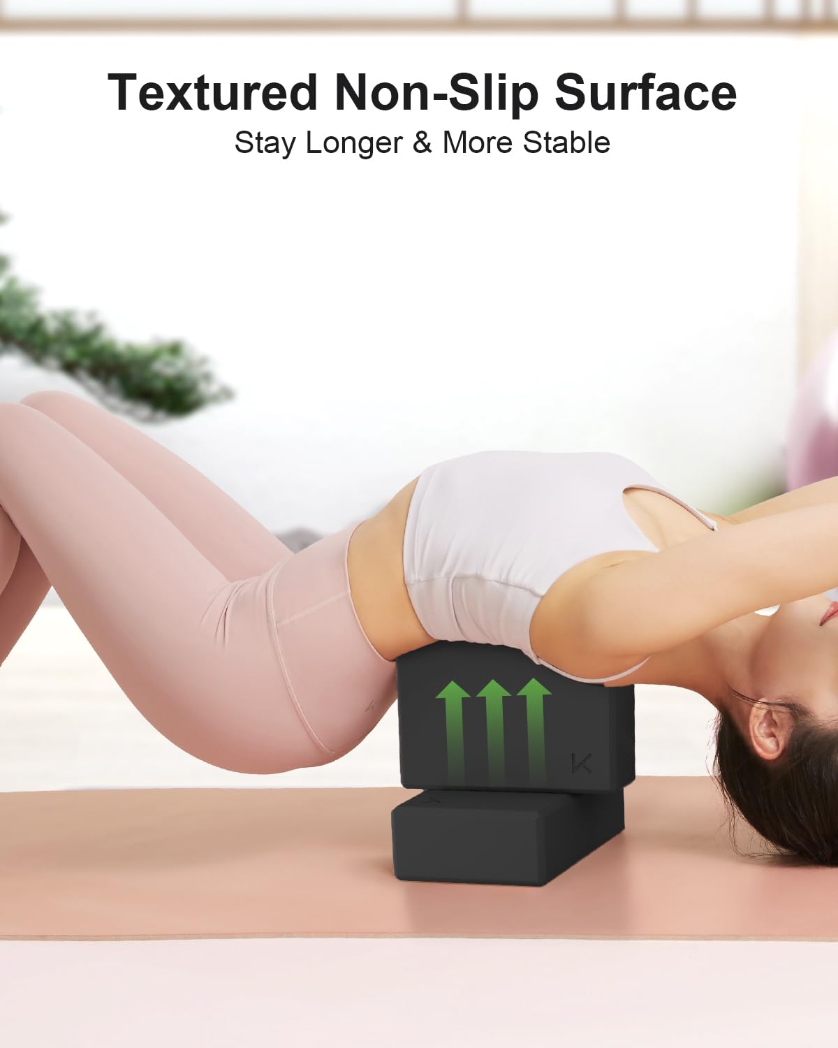 Yoga Block, High Density EVA Foam Blocks for Yoga, Pilates, Meditation, Aid Balance, Support and