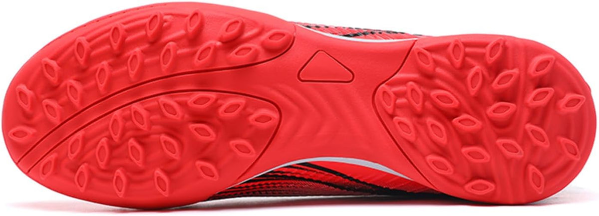 Men's High Top Soccer Shoes FG Long Spikes Adult Football Shoes Lightweight Professional Athletic