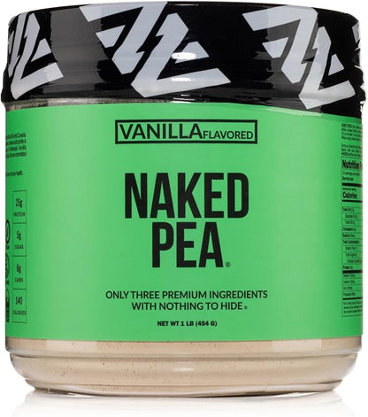 Vanilla Pea Protein Isolate from North American Farms, Only 3 Ingredients, Vanilla Vegan Protein