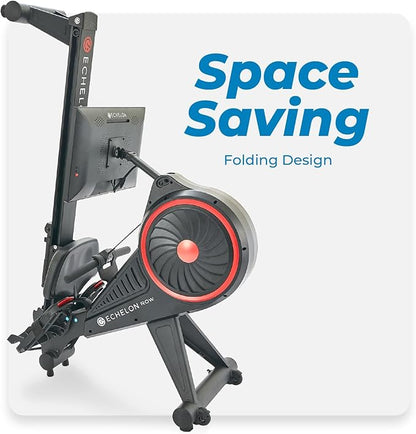 Echelon Row Series ??Foldable Rowing Machine for Full-Body, Low-Impact Workouts with 22??Rotating
