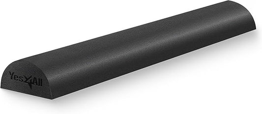 Yes4All Medium Firm Half Foam Rollers for Post-Workout Relaxation, 12/18/24/36 inch PE Foam Roll