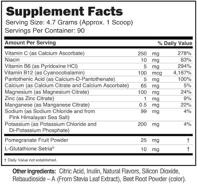 JUNP Electrolytes Powder No Sugar No Carbs – Wild Berry Fruit Flavor Drink Mix - Potassium & Salt